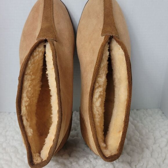 L.L. Bean Wicked Mens Ankle Boots Size 12 Shearling Lined Slipper Shoes Rare - Picture 7 of 8